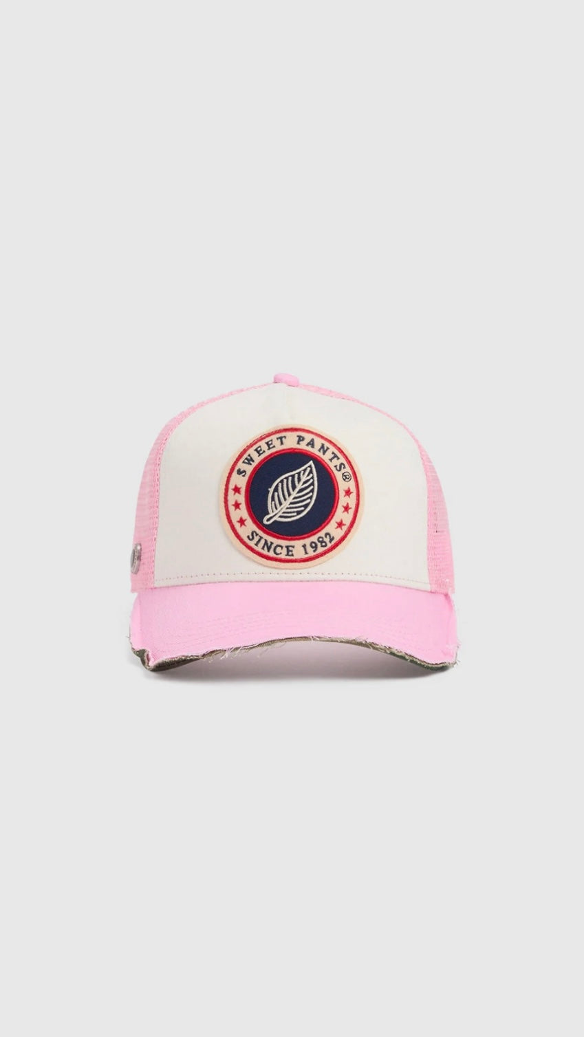 HOME RUN CAP PINK CAMOUFLAGE